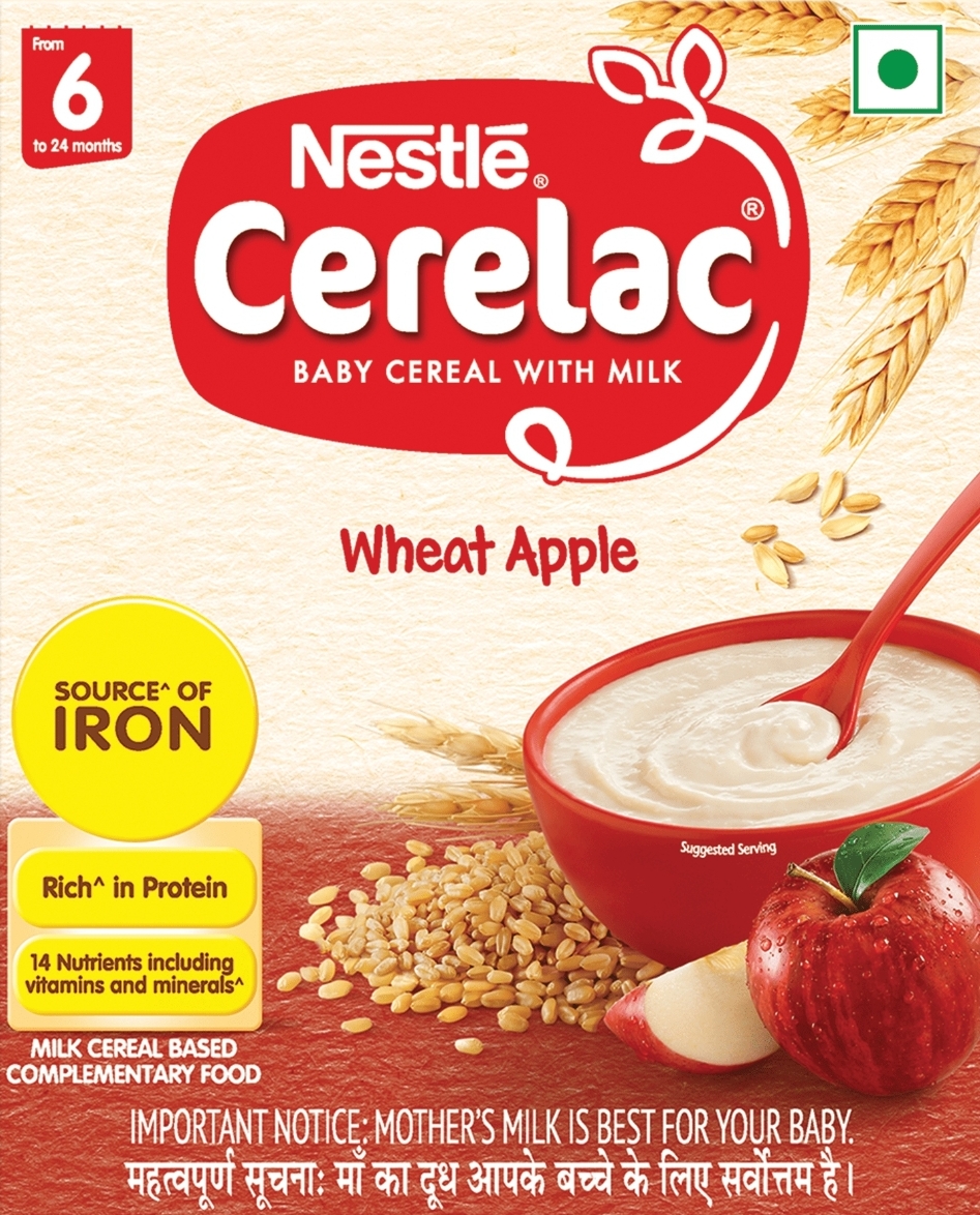 Cerelac Stage 1 Wheat Apple (from 6 to 24 months)