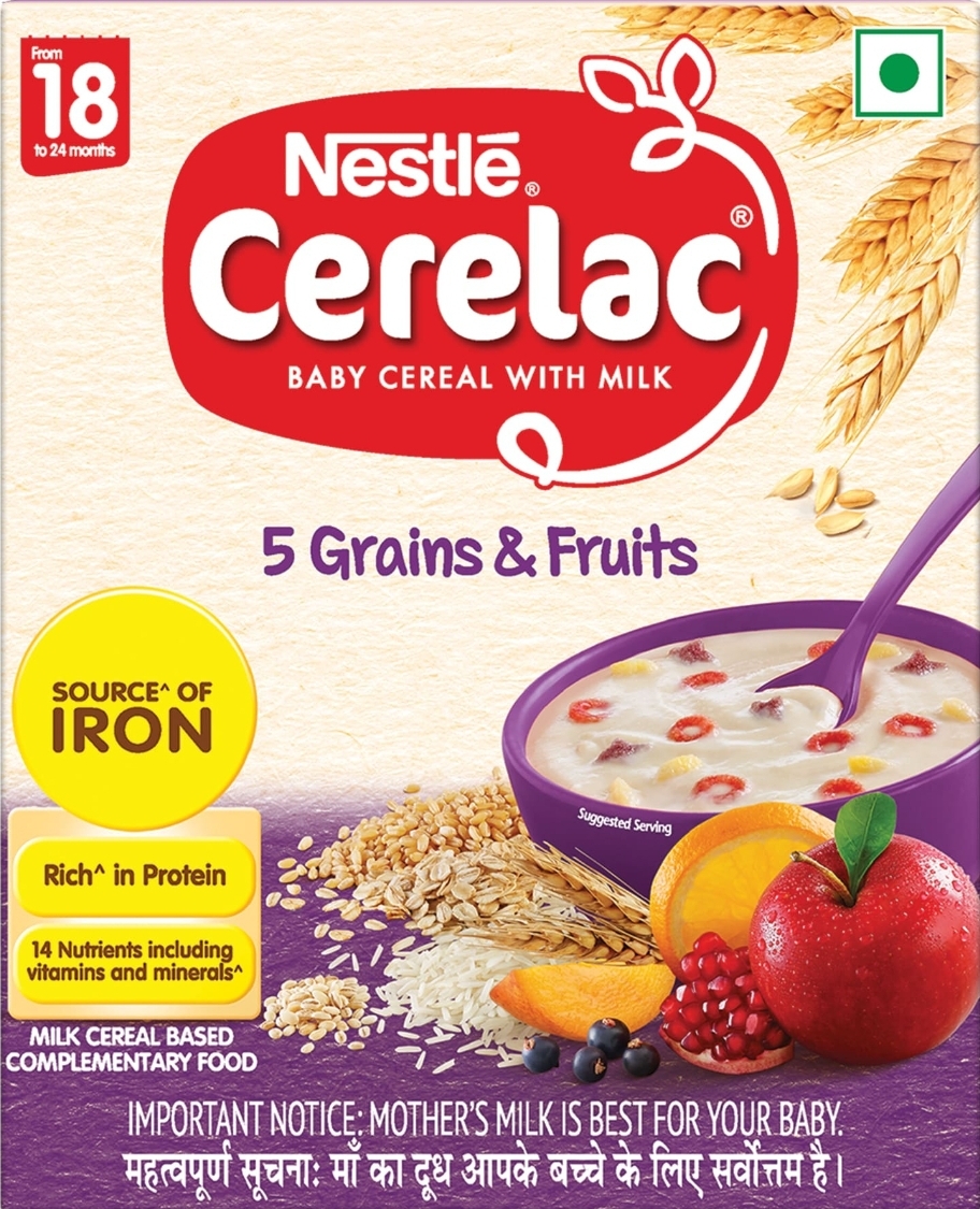 Cerelac Stage 5 Five Grains & Fruits (from 18 to 24 months)