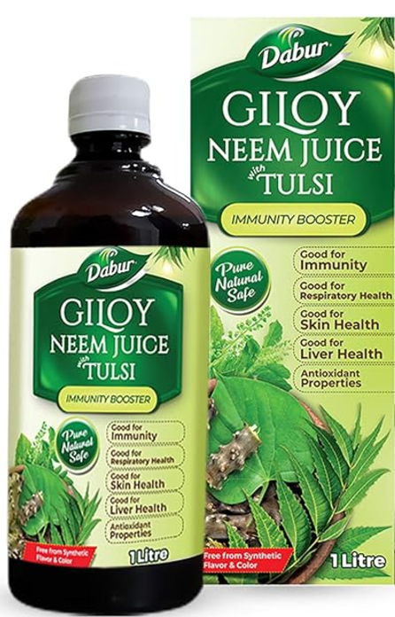 Dabur Giloy Neem Tulsi Juice - 1 Litre